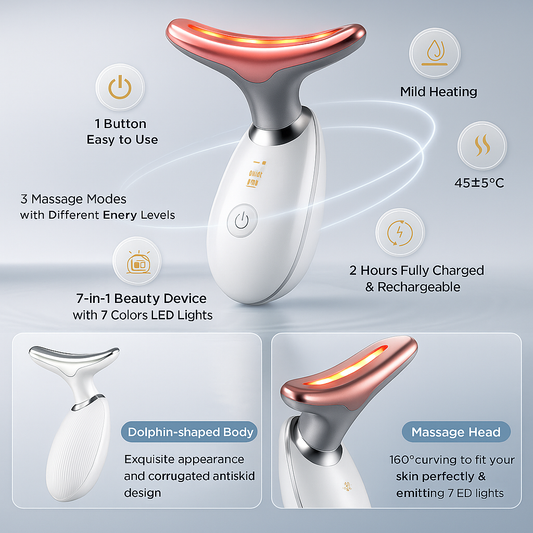 GlowLift™ 7-in-1 LED Facial Skin Care Tool
