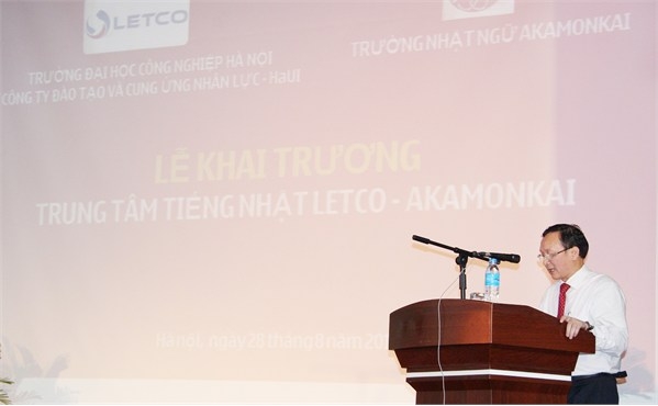 khai truong trung tam tieng nhat letco akamonkai