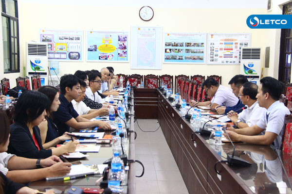 Đoàn công tác Nhật Bản dùng bữa trưa cùng Thực tập sinh LETCO