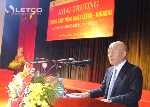 khai truong trung tam tieng nhat letco higashi tai ha nam