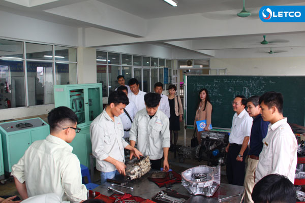 Nghiệp đoàn Auto network, Nhật Bản thăm và làm việc tại Công ty LETCO