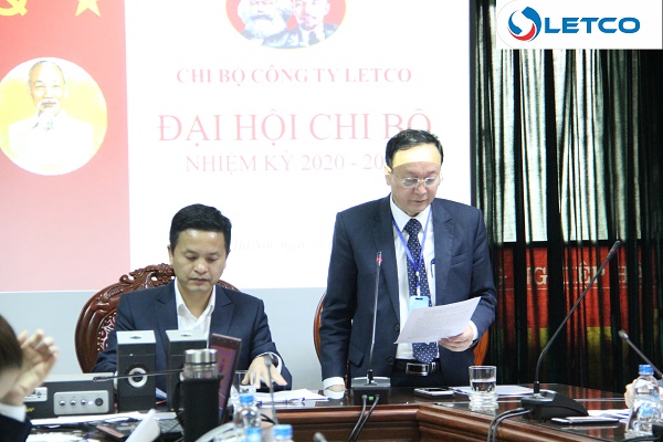 Chi bộ công ty LETCO tổ chức Đại hội nhiệm kỳ 2020-2023