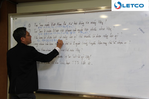 Phần thi Tham luận cho đơn hàng Công ty Kawamura