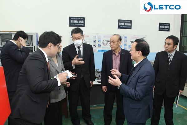 Đại diện tỉnh Saitama (Nhật bản) thăm, làm việc Trường ĐHCNHN và LETCO