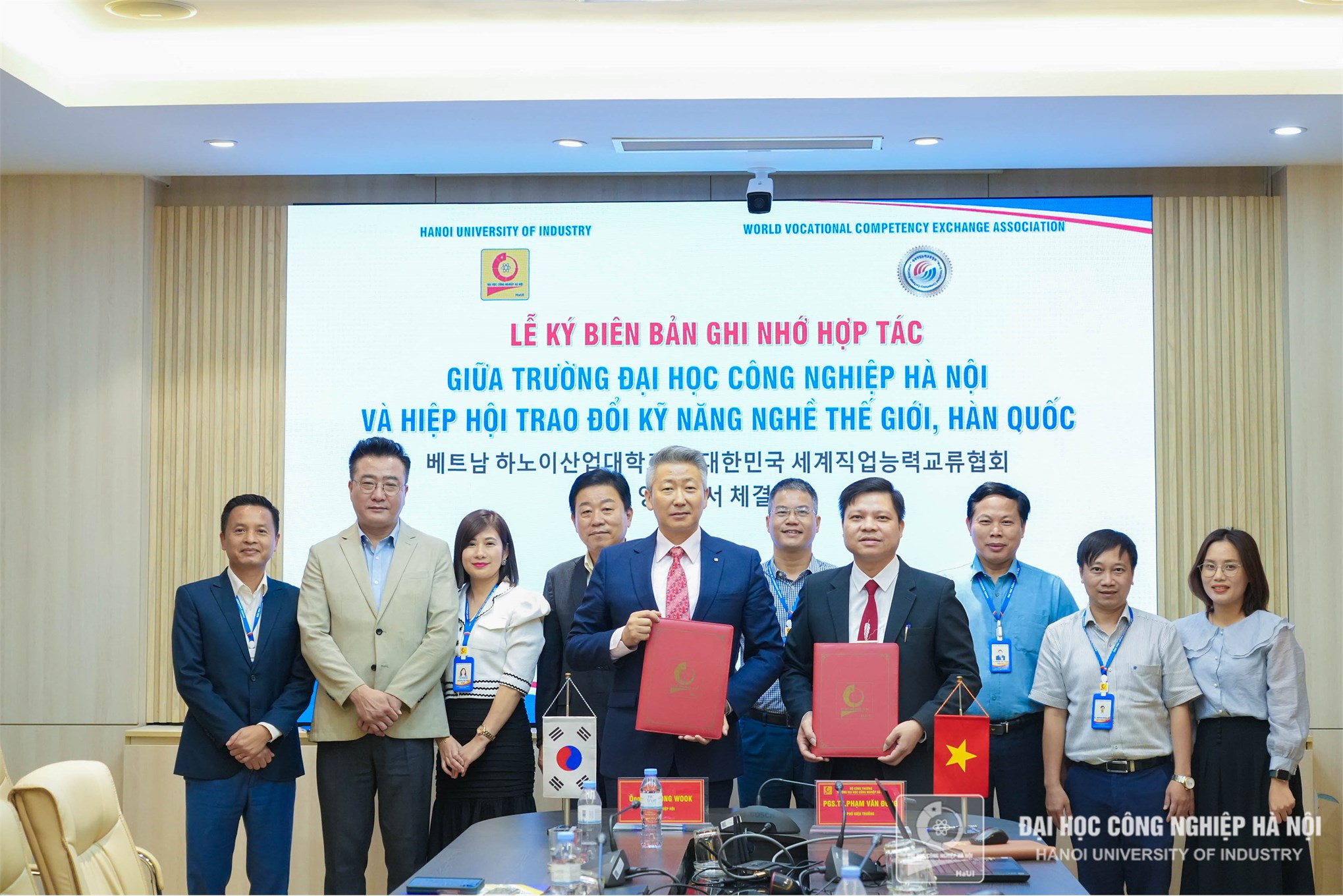 Ký Biên bản ghi nhớ hợp tác với Hiệp hội trao đổi kỹ năng nghề thế giới, Hàn Quốc (WVCEA)