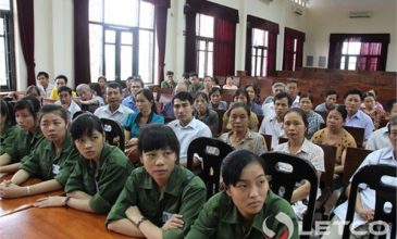 Làm thủ tục xuất cảnh cho 25 Thực tập sinh Nhật Bản
