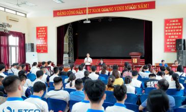 Công ty LETCO tổ chức Ký hợp đồng cho 55 TTS trúng tuyển.